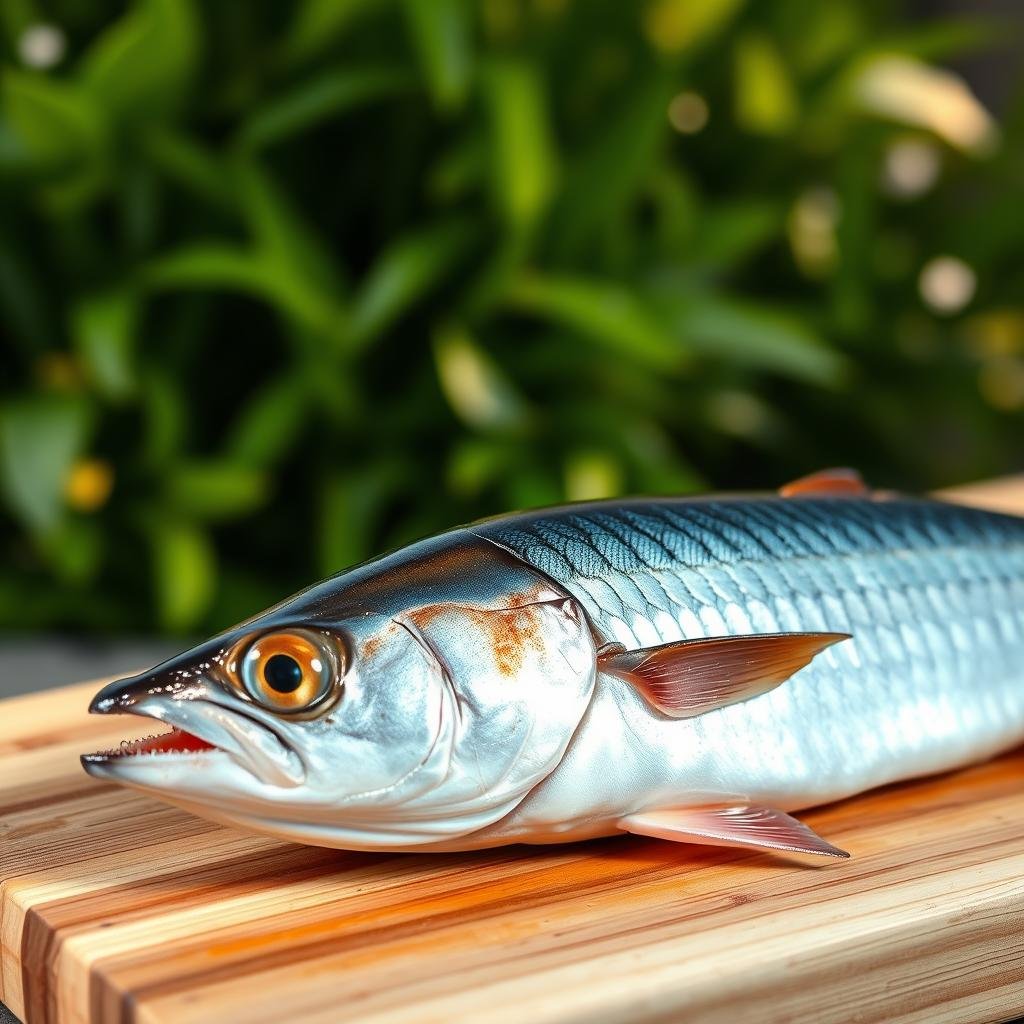 ikan berlemak untuk rambut tebal